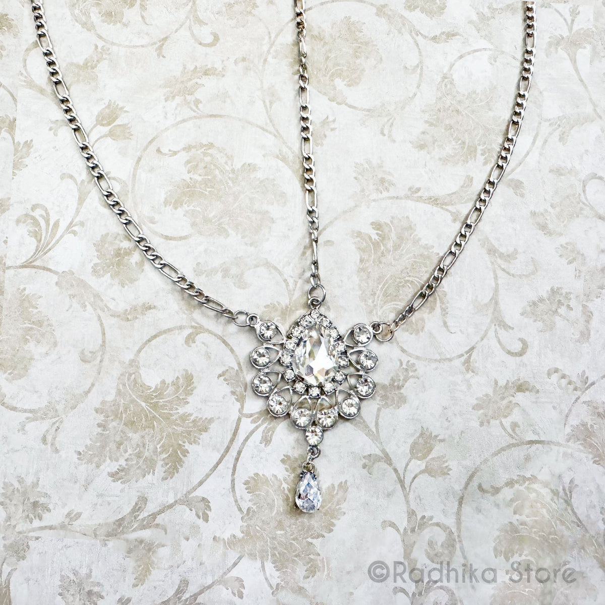 Golden or Silvery Crystal Tika