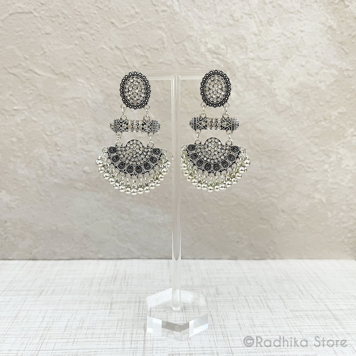 Sparkling Kavacha Jhumka - Earrings