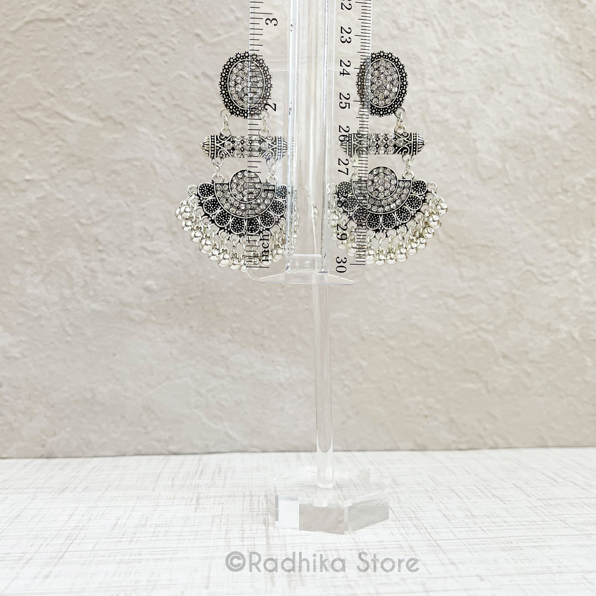 Sparkling Kavacha Jhumka - Earrings