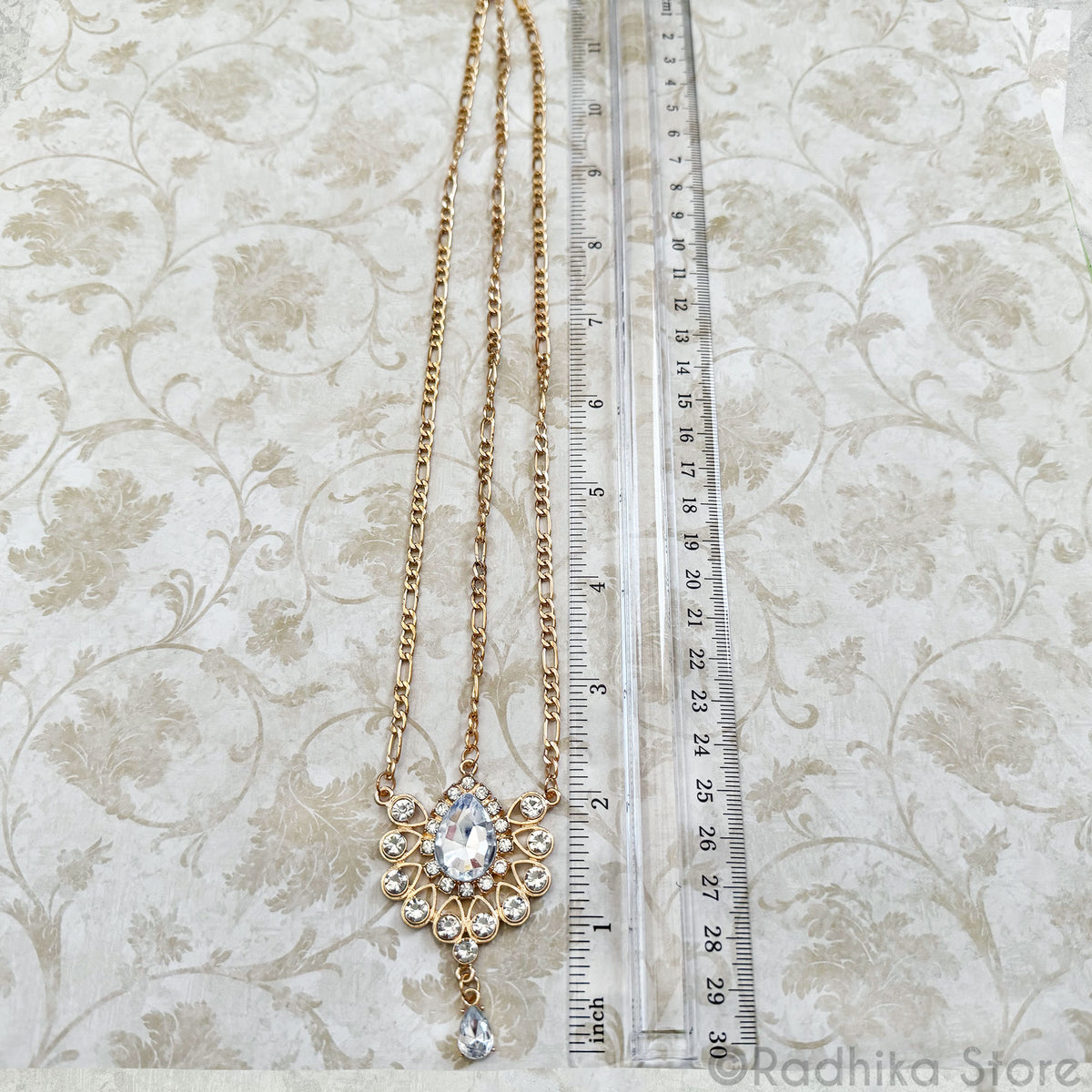 Golden or Silvery Crystal Tika