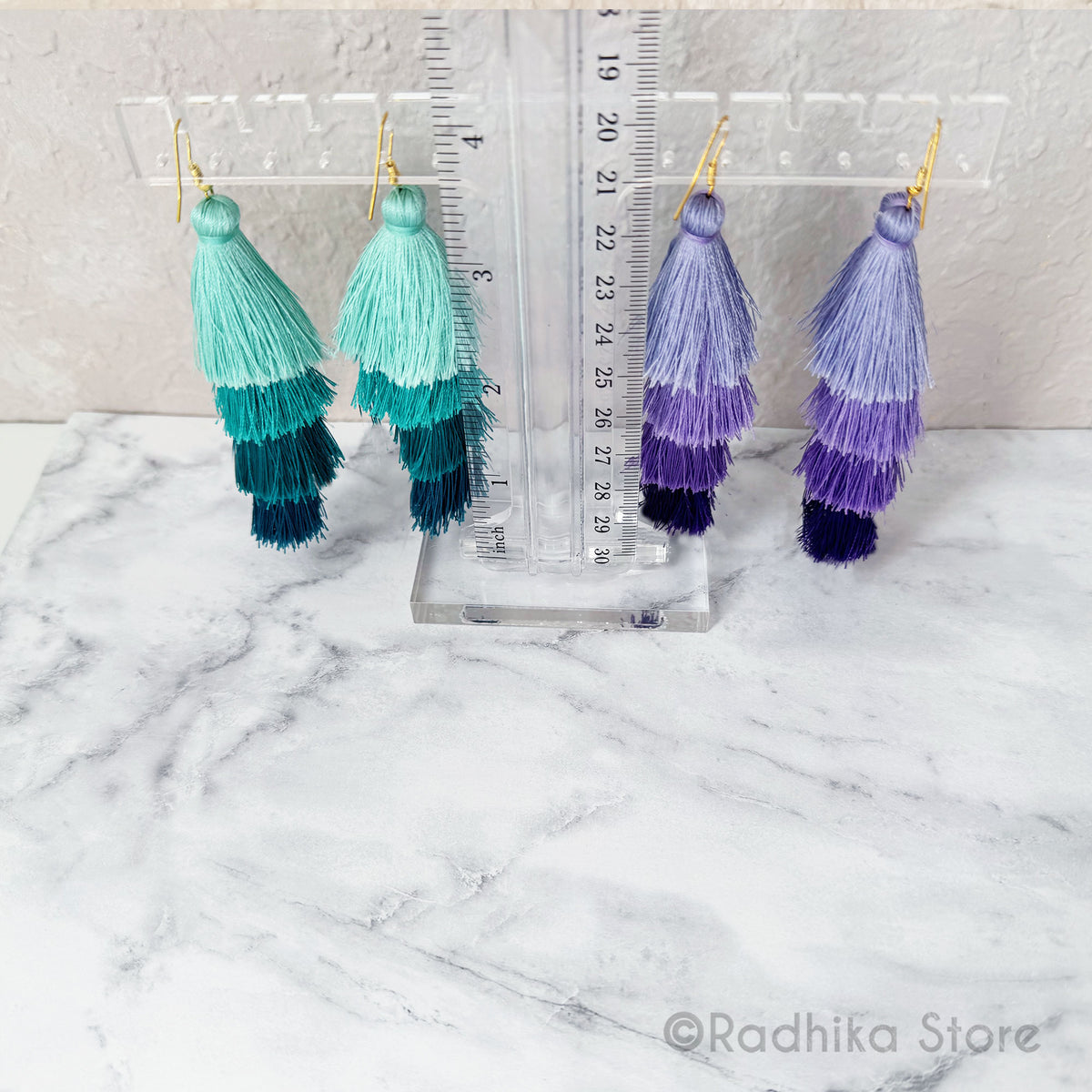 Multi Tassels  - Earrings