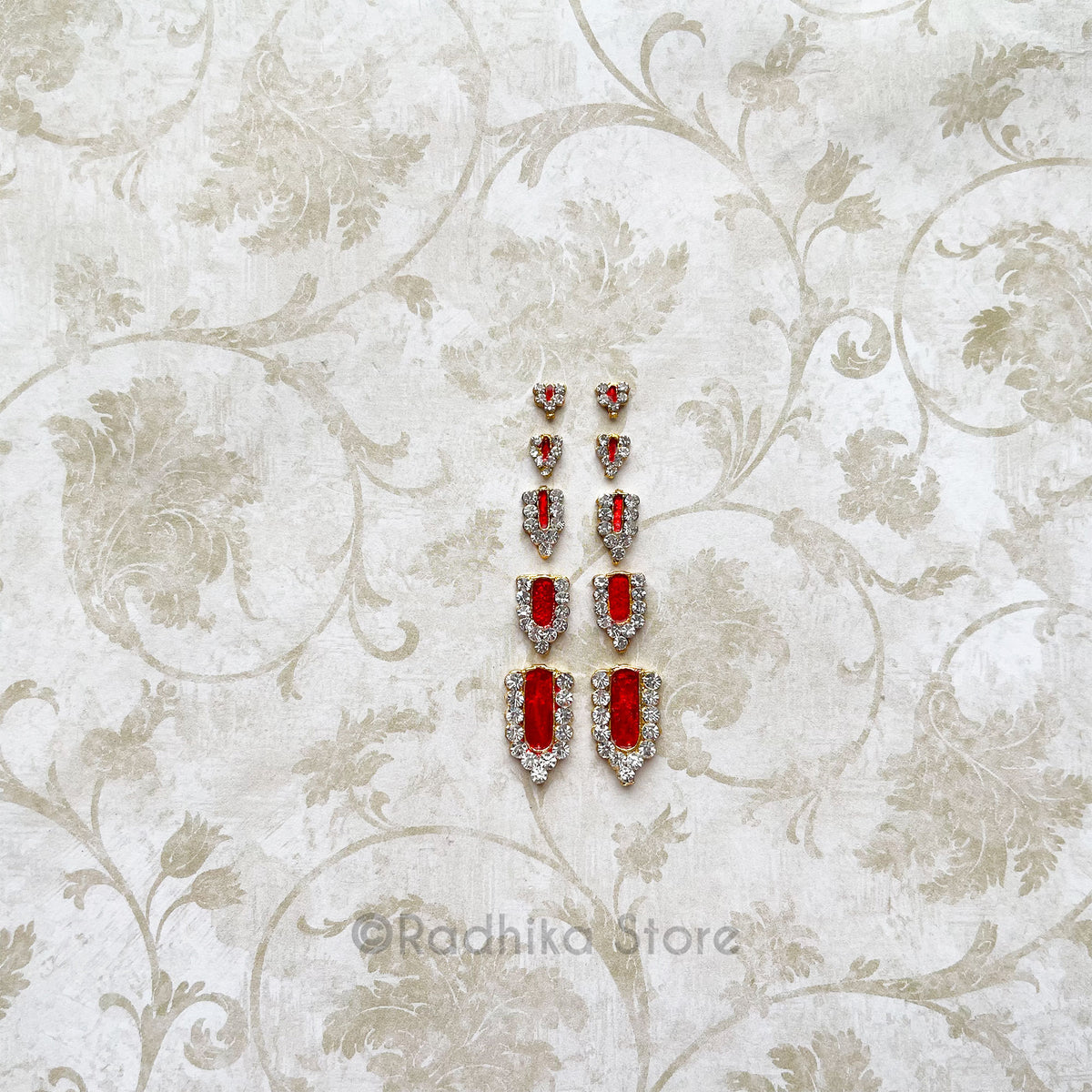 Rhinestone Tilak Mark for Lord Krishna