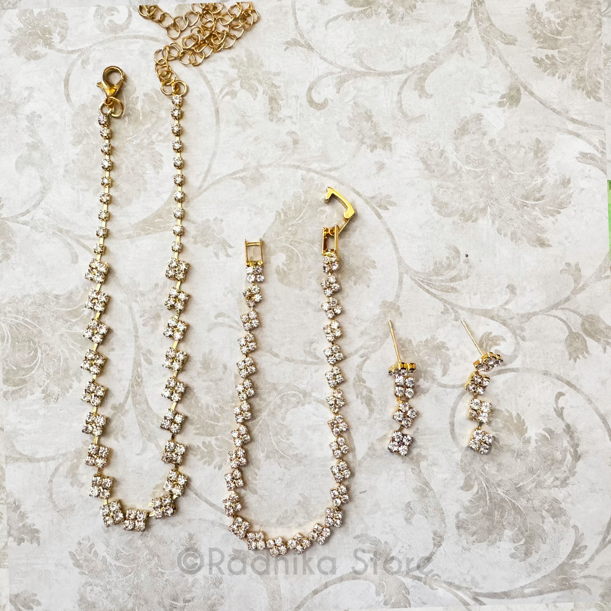 Tiny Rhinestone diamonds -