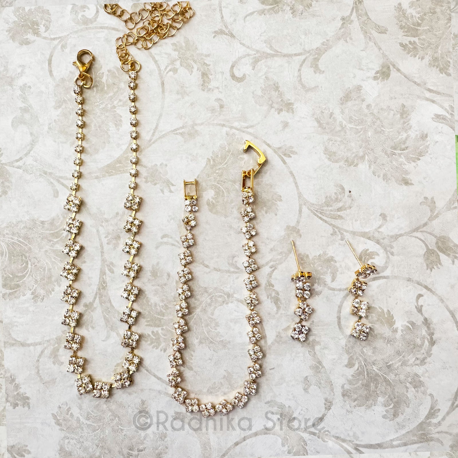 Tiny Rhinestone diamonds -