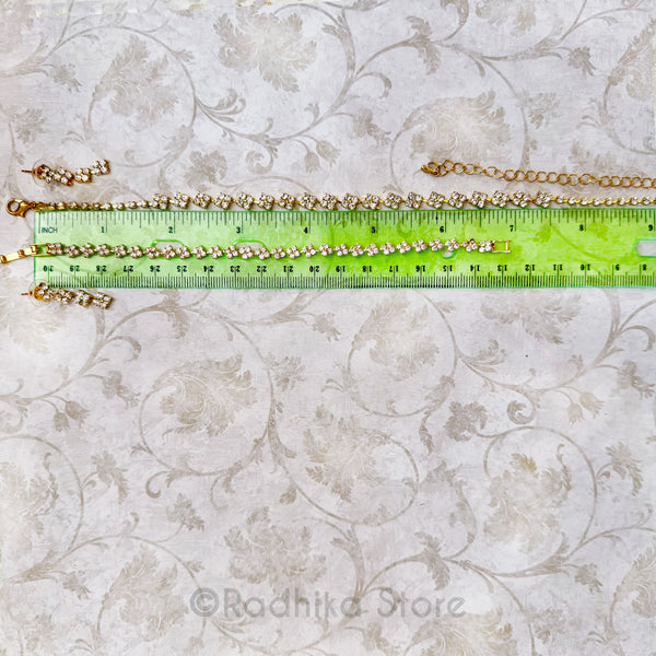 Tiny Rhinestone diamonds - - Radhika Store