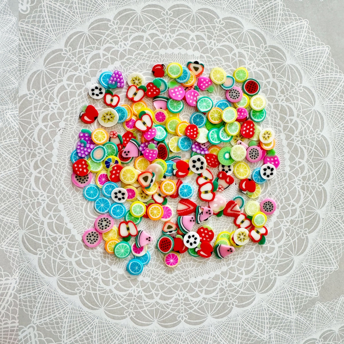 Tiny Polymer Clay Fruits