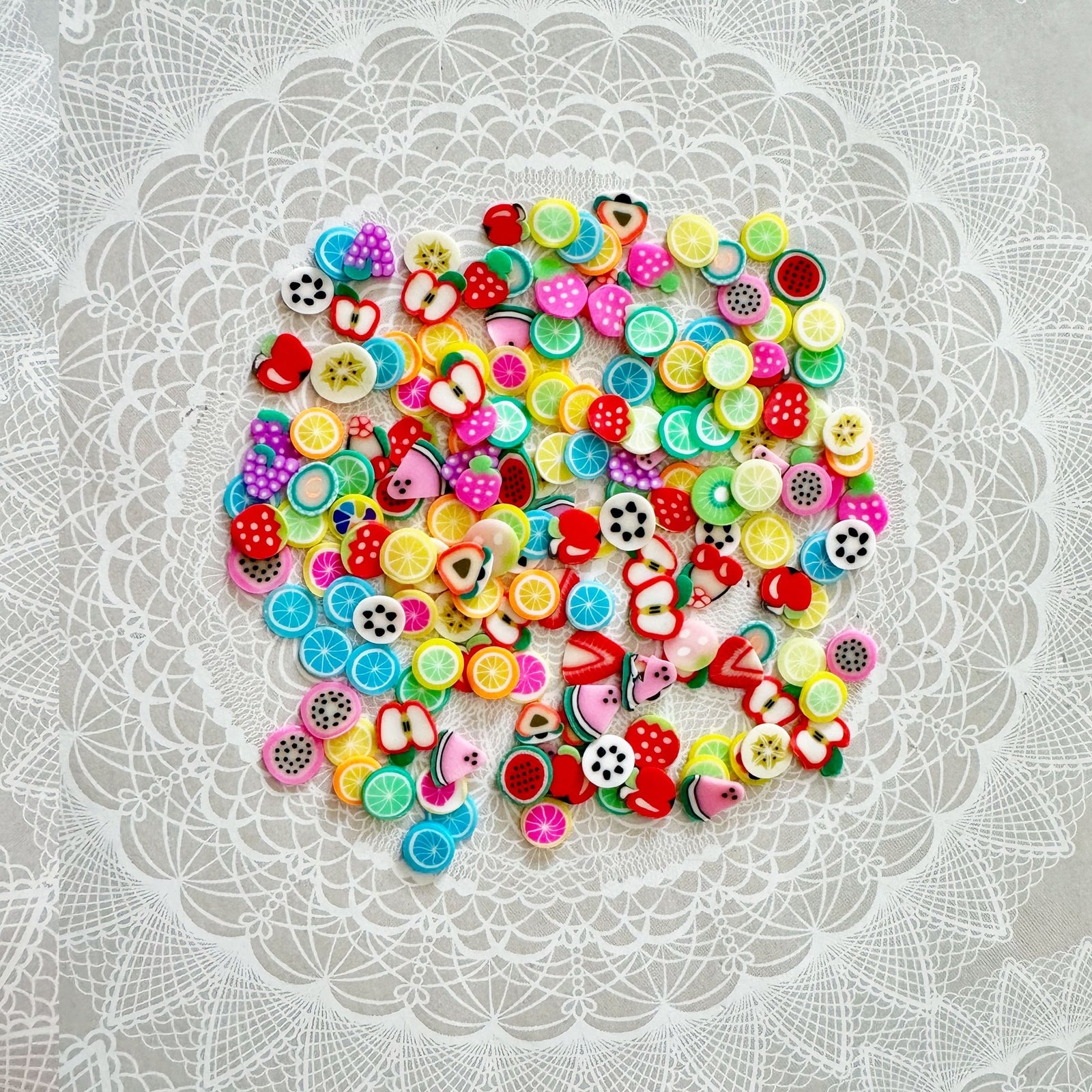 Tiny Polymer Clay Fruits