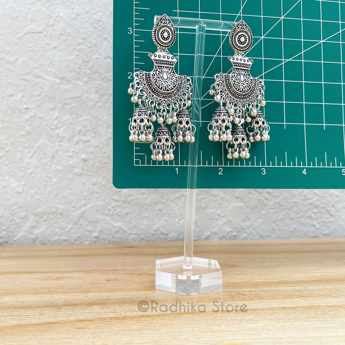 Vishnu shield - Jhumka Bell - Earrings