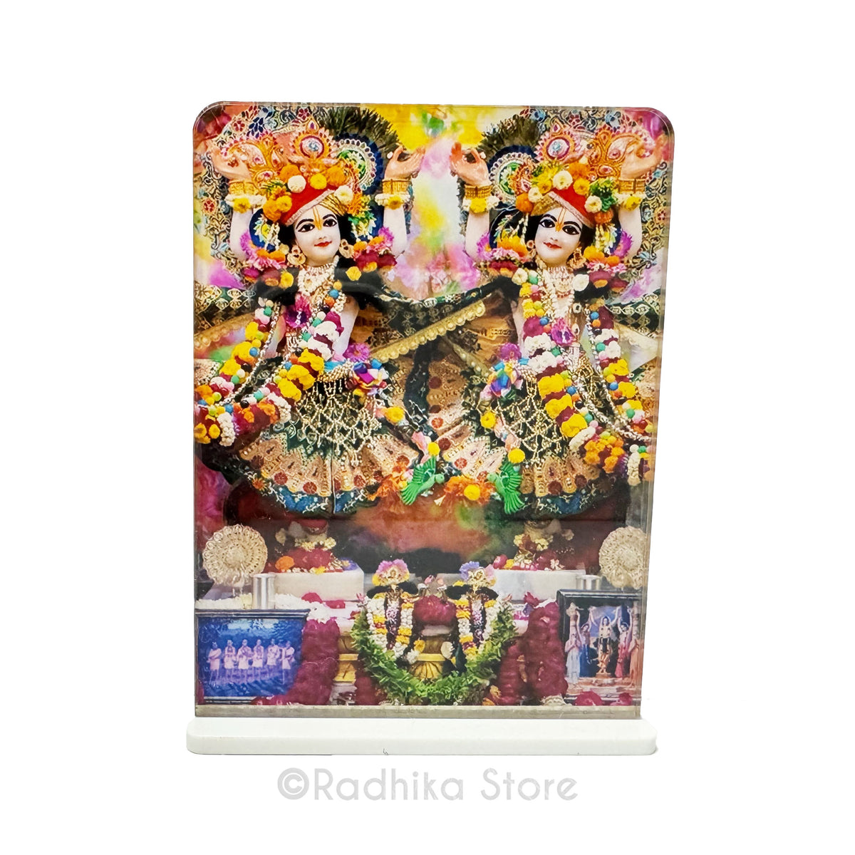 Gaura Nitai-Vrindavan ISKCON - Acrylic Picture