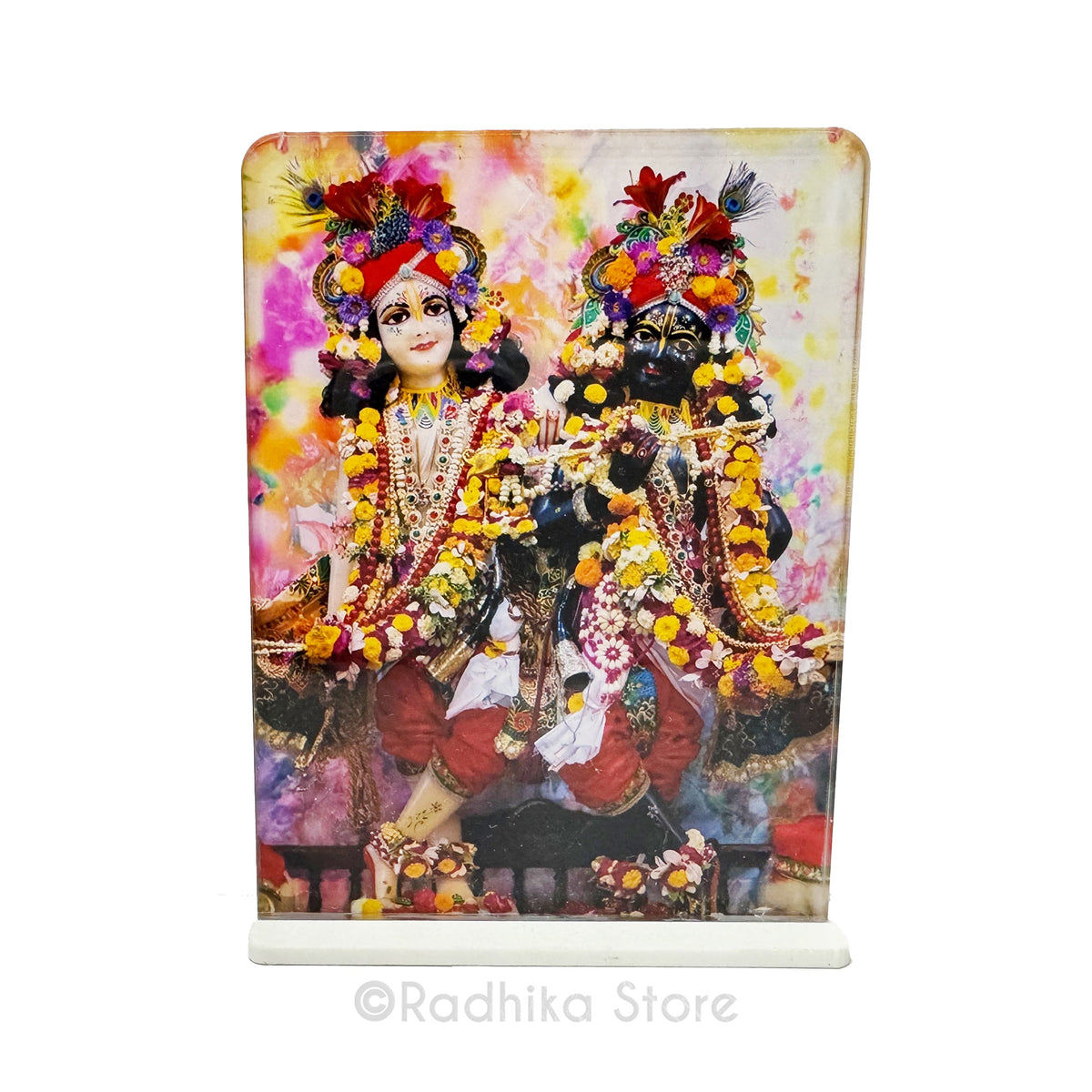 Krishna Balaram -Vrindavan ISKCON - Acrylic Picture