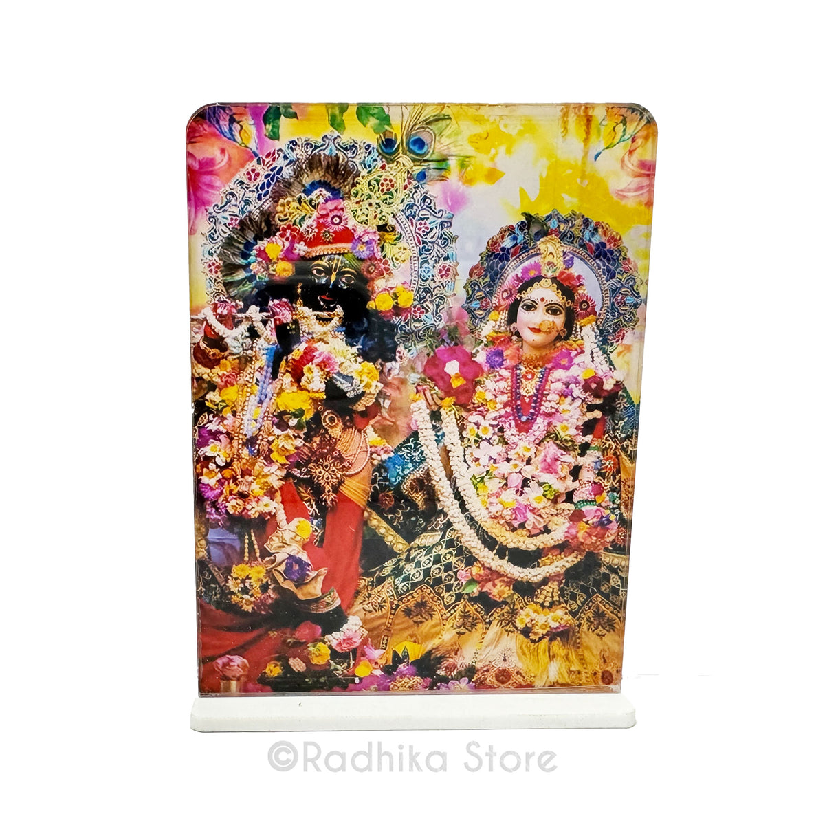 Radha Shamasundar -Vrindavan ISKCON - Acrylic Picture