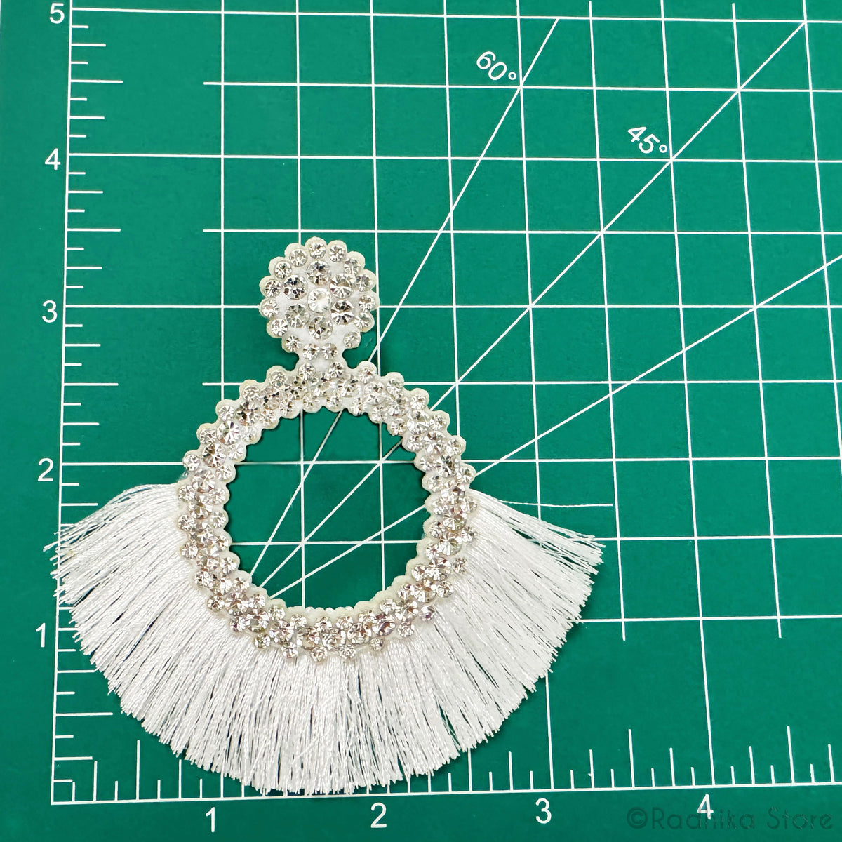 Diamond Rhinestone - Fan Effulgence/Earrings