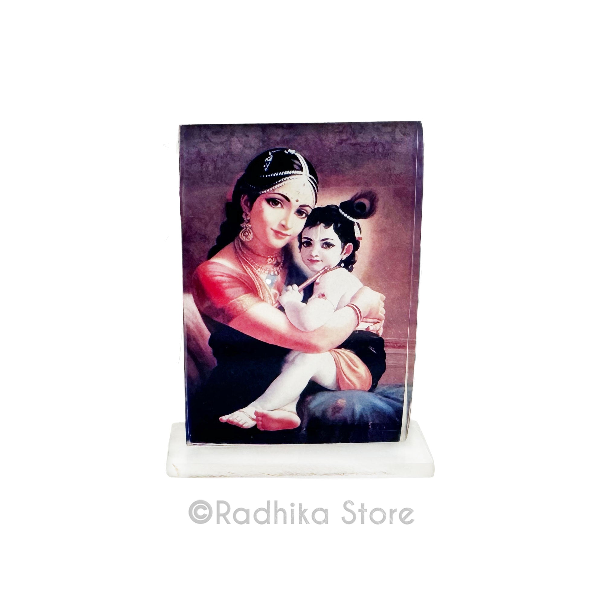 Yashodha Damodara - Acrylic Picture 3 by 2- Inches