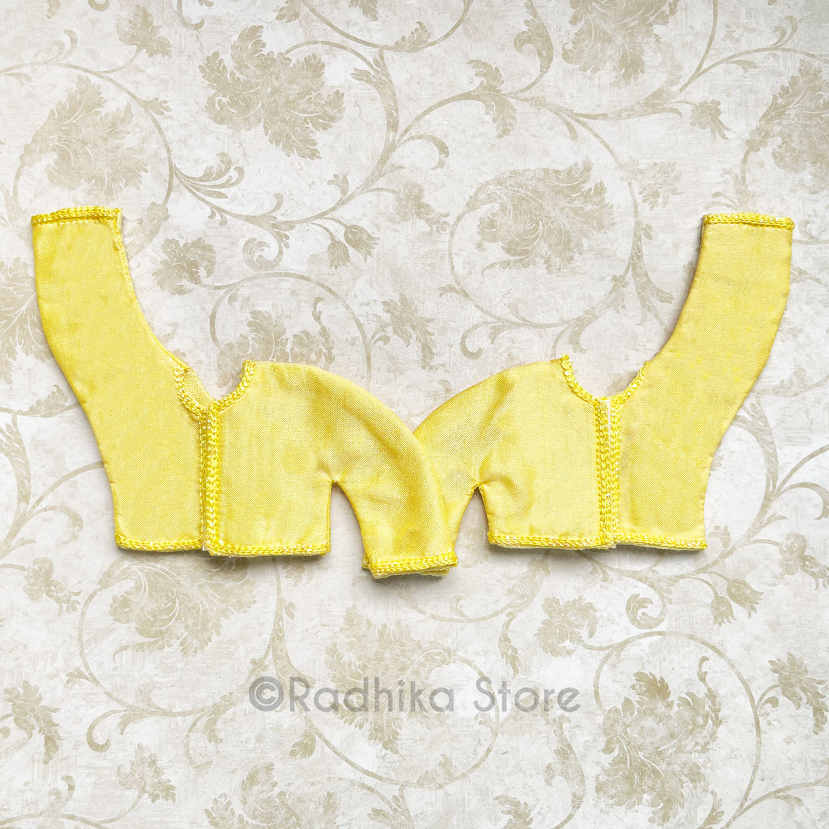 Blissful GoldenMoon Beam - Gaura Nitai Deity Kurta Only (One Arm Up One Arm Down)