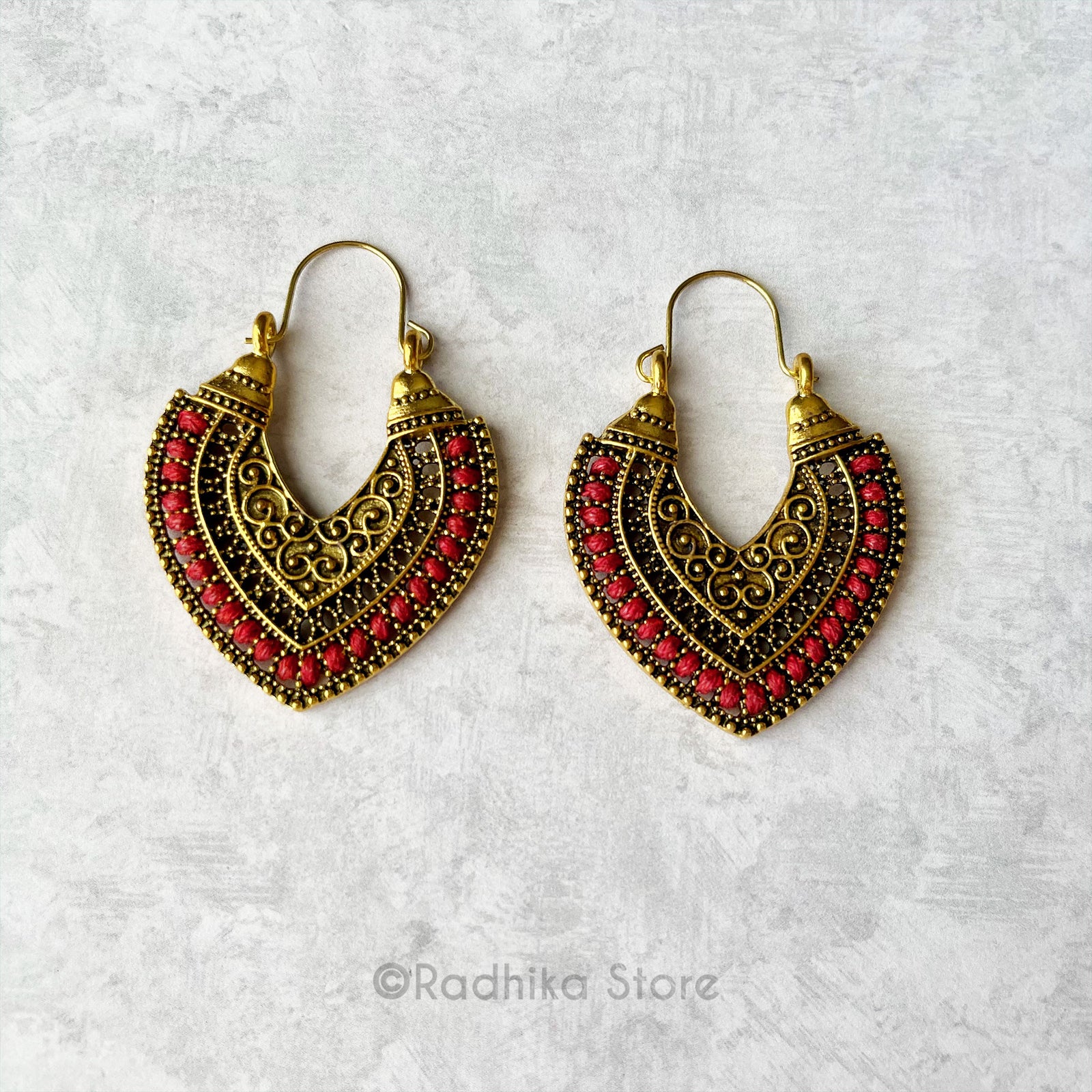 Rustic Vedic Look  Earrings