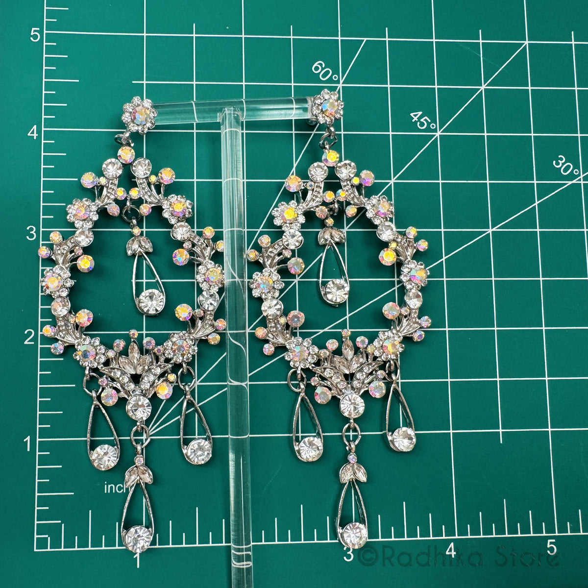 Crystal Temple Chandelier -  Earrings