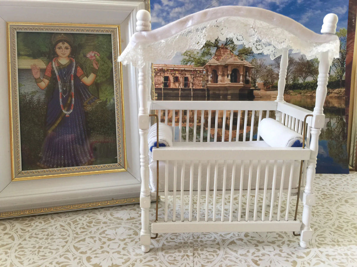Laddu Gopal - Canopy Crib - Choose Color