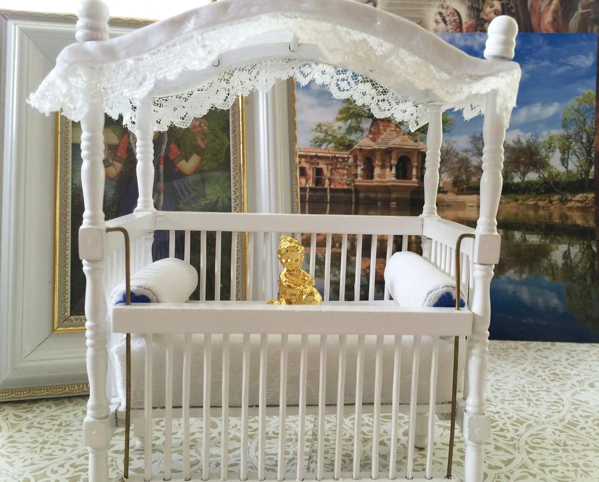 Laddu Gopal - Canopy Crib - Choose Color