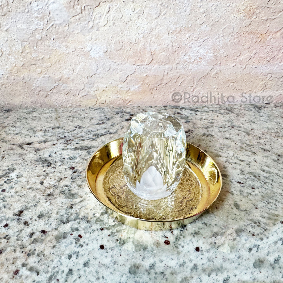 Little Crystal Barrel Shaped  Deity Salt and Pepper Shakers