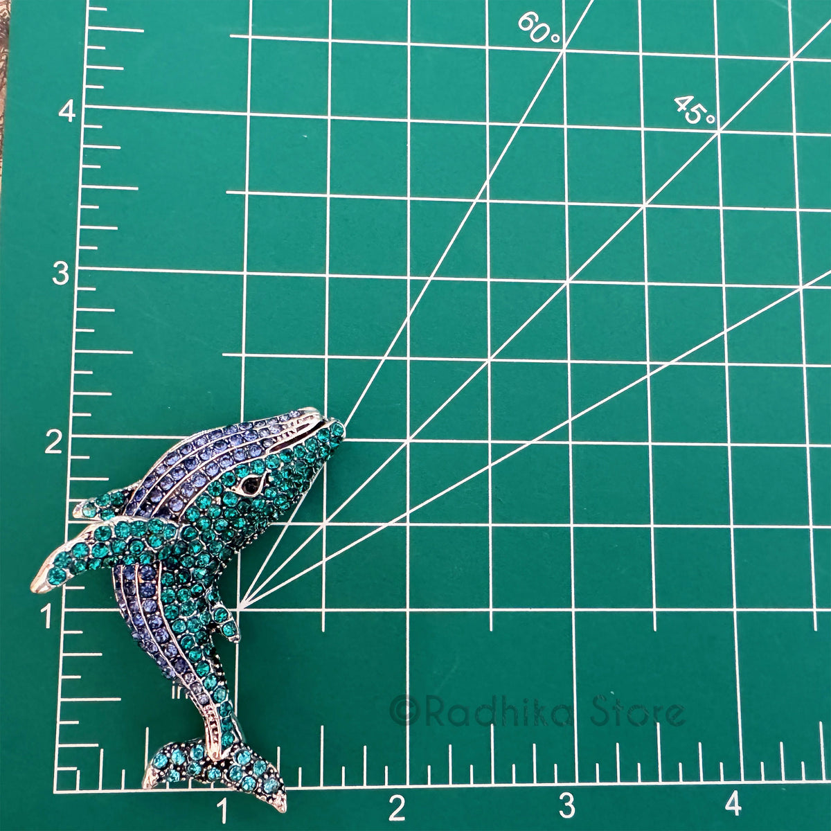 Ocean Fishes and Jeweled Wave - Pendants-(Pins)