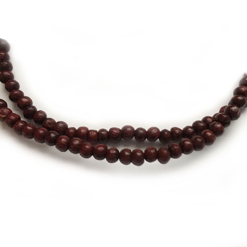 Deep Rosewood Neck Beads 17&quot; Inch