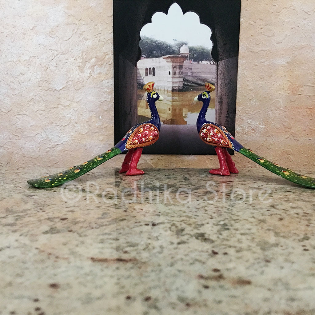 Vrindavan Peacocks - Ceramic -  Choose From Three Sizes