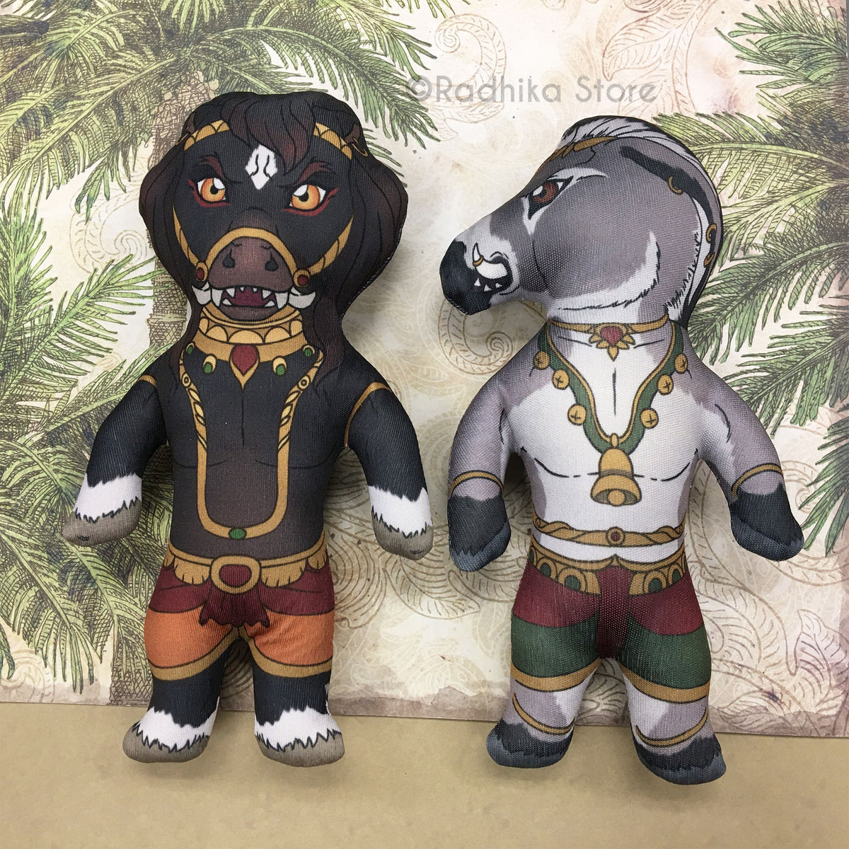 Kesi And Dhenukasura (For your Krishna Lila Pastime Play - Transcendental Dolls