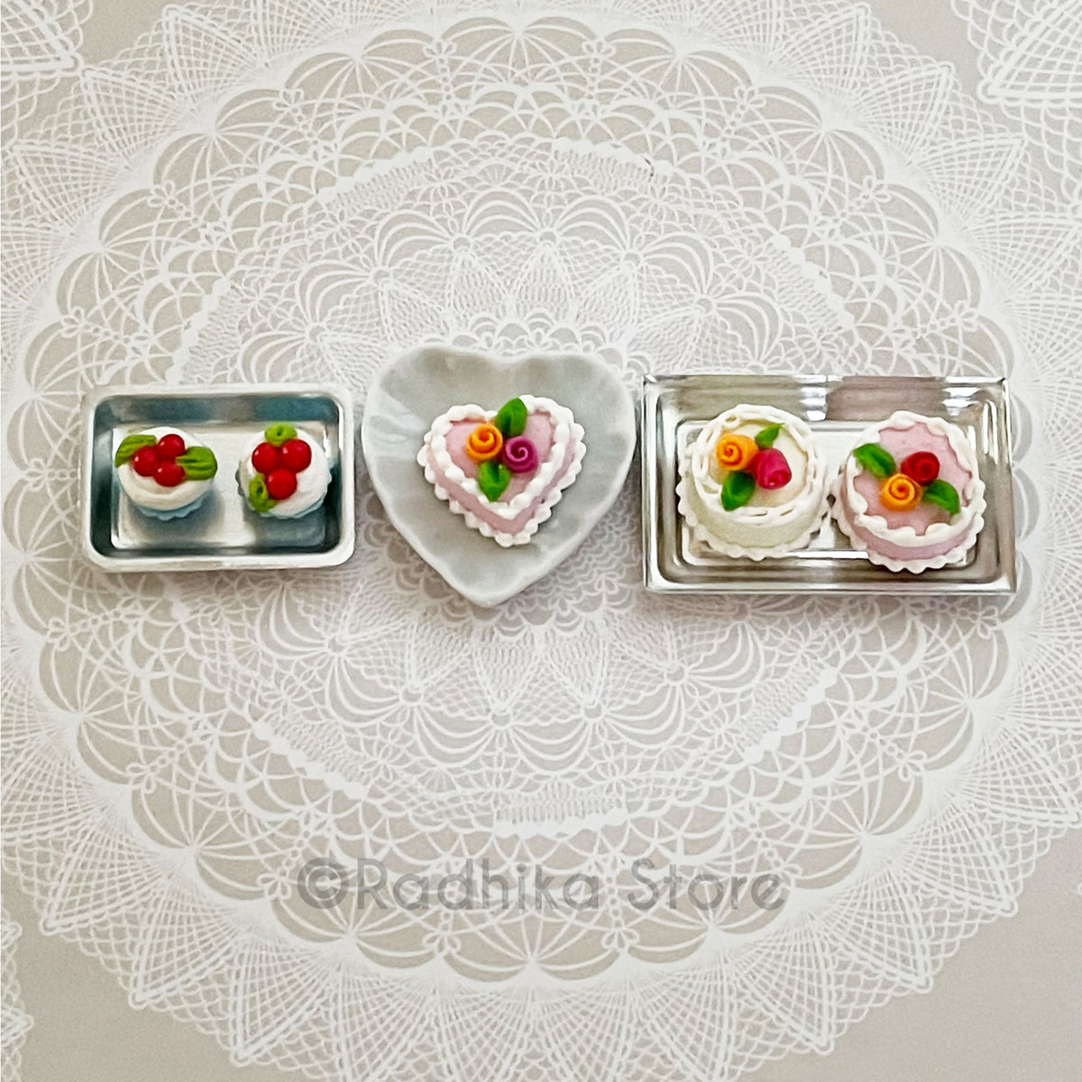 Miniature Cake Trays- Choose From 3 Styles