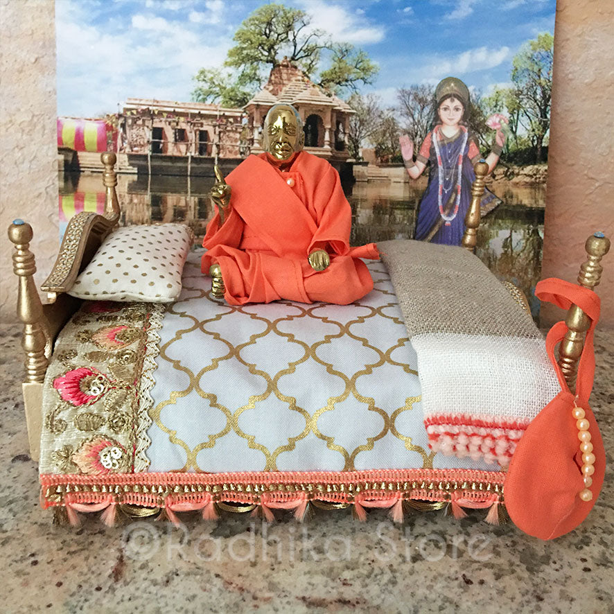 Srila Prabhupada Brass Murti - 3&quot; Inch