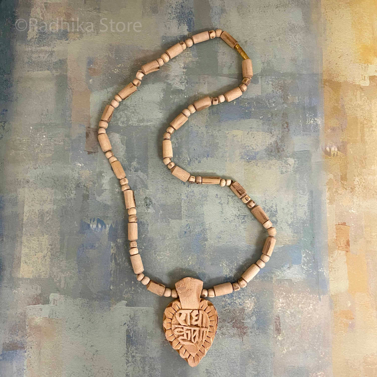 Radha Lotus Feet - Radha Krishna Lotus - Tulsi Necklace