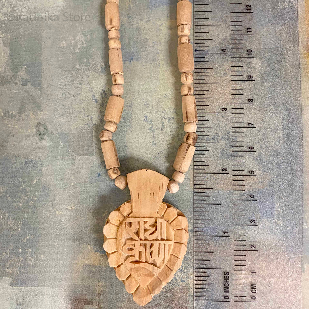 Radha Lotus Feet - Radha Krishna Lotus - Tulsi Necklace