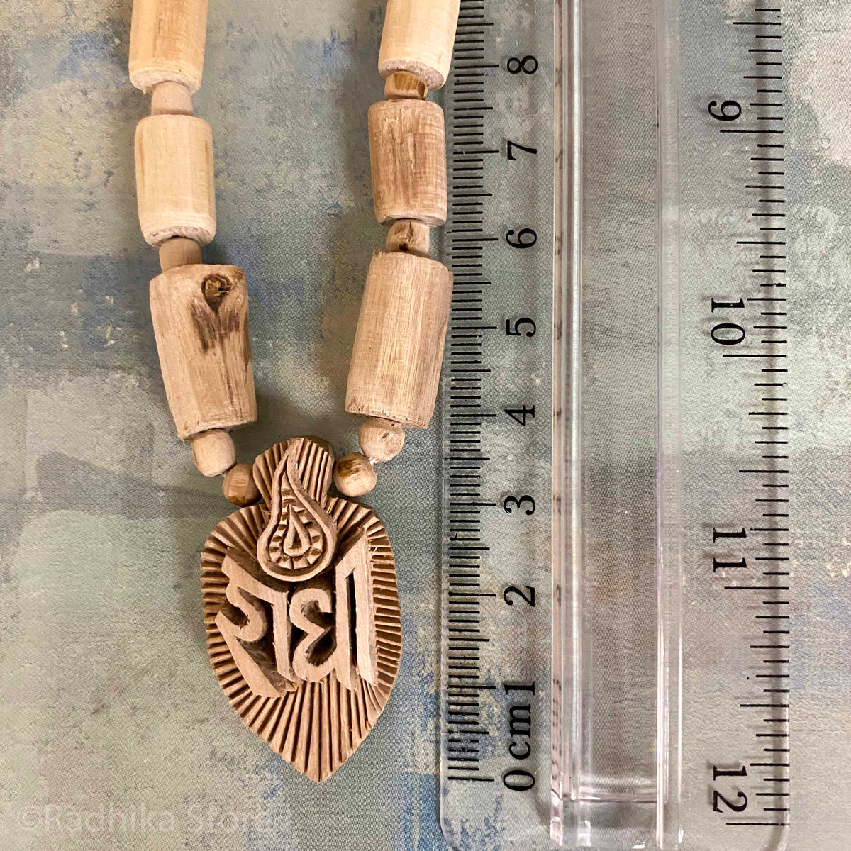 Radha Lotus Kartik Flame-Pendant- Tulsi Necklace