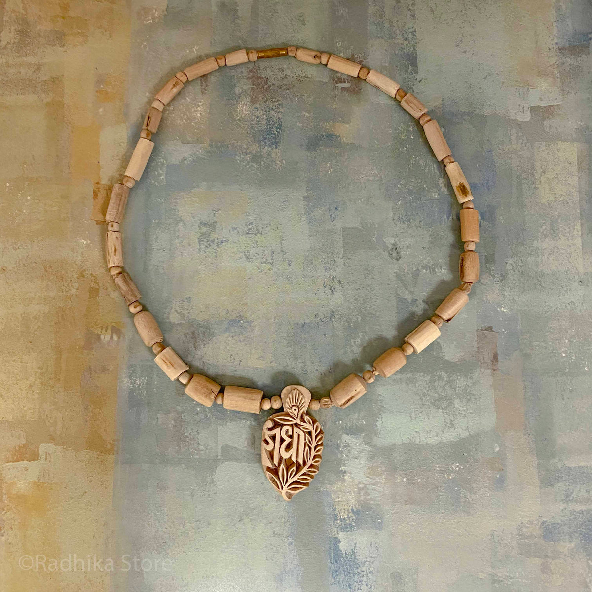 Radhe Peacock Feather - Radhe Peacock Manjari - Radha Peacock Manjari - Tulsi Necklace