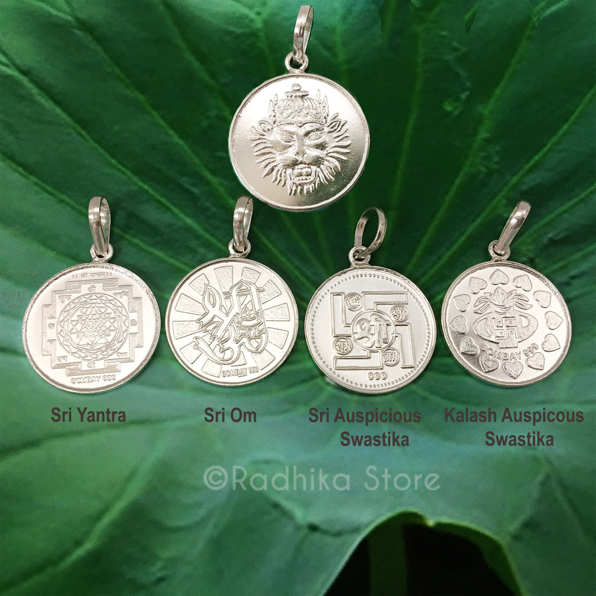 Narasimhadeva  Protection - Silver Pendant