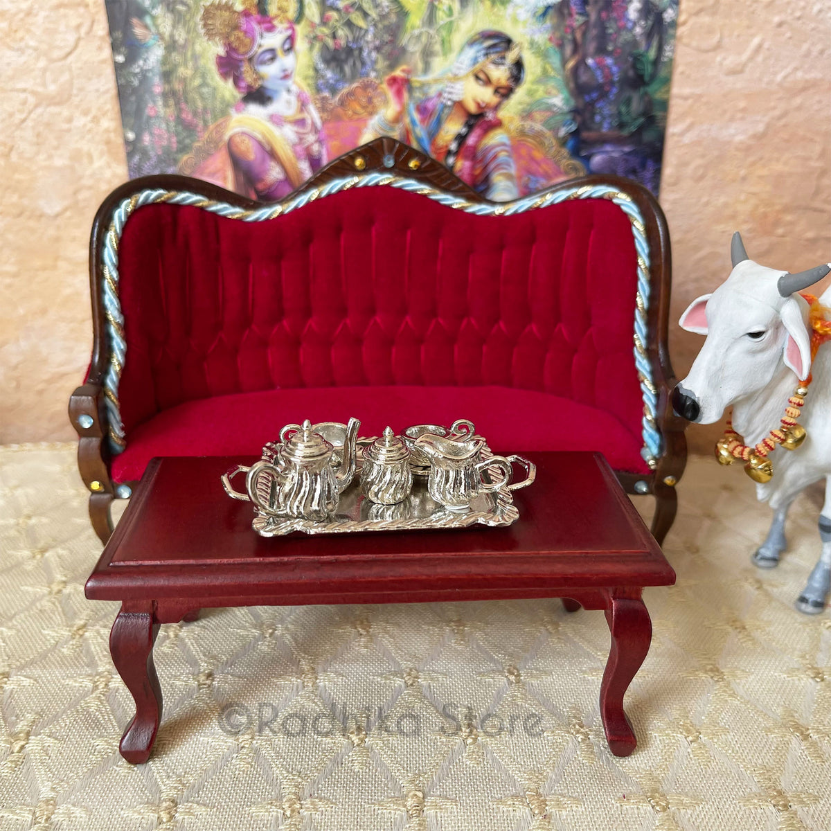 Miniature Offering Tray Set With Square Tray-(Large)