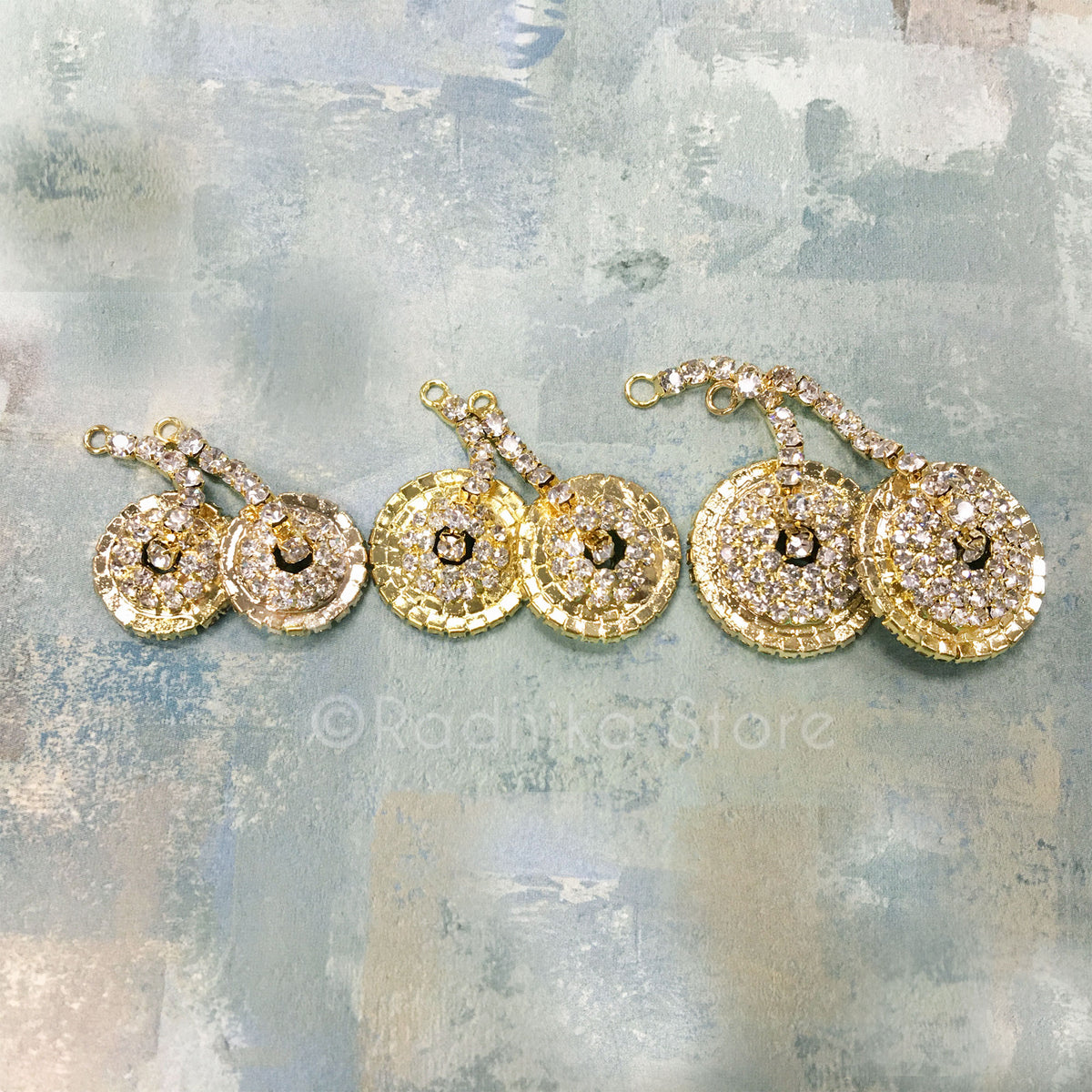 Clear Rhinestone Deity Kartal