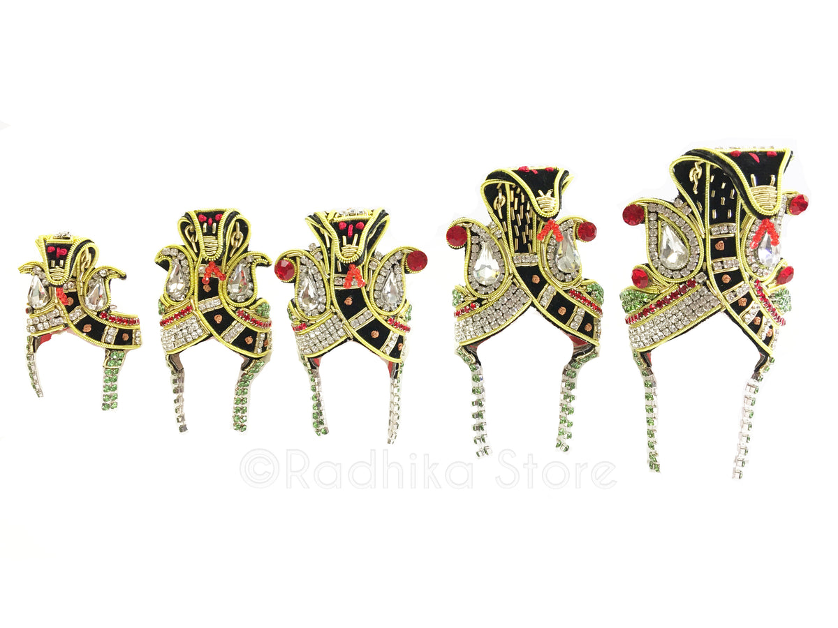 Ananta Shesha - Deity Crown And Necklace Set in