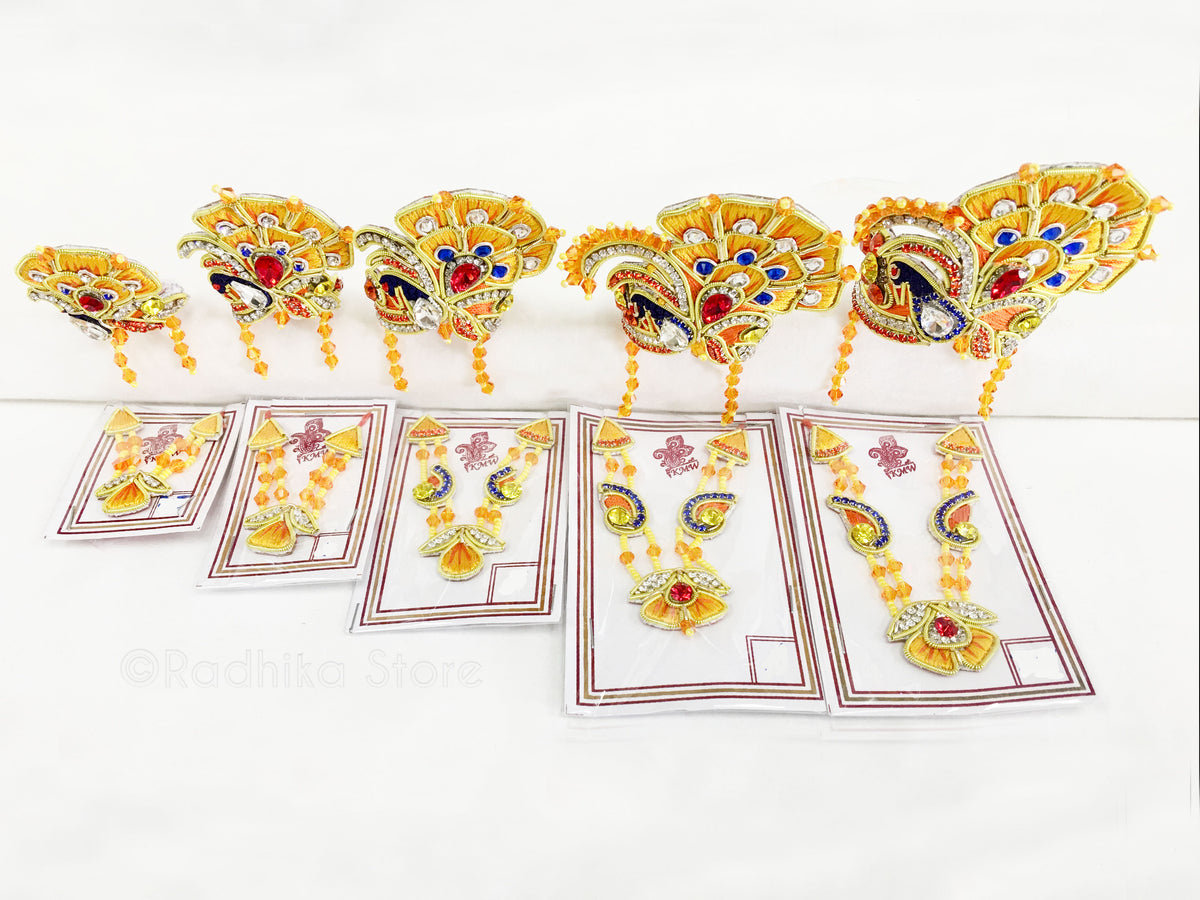 Autumn Peacock - Crown Set