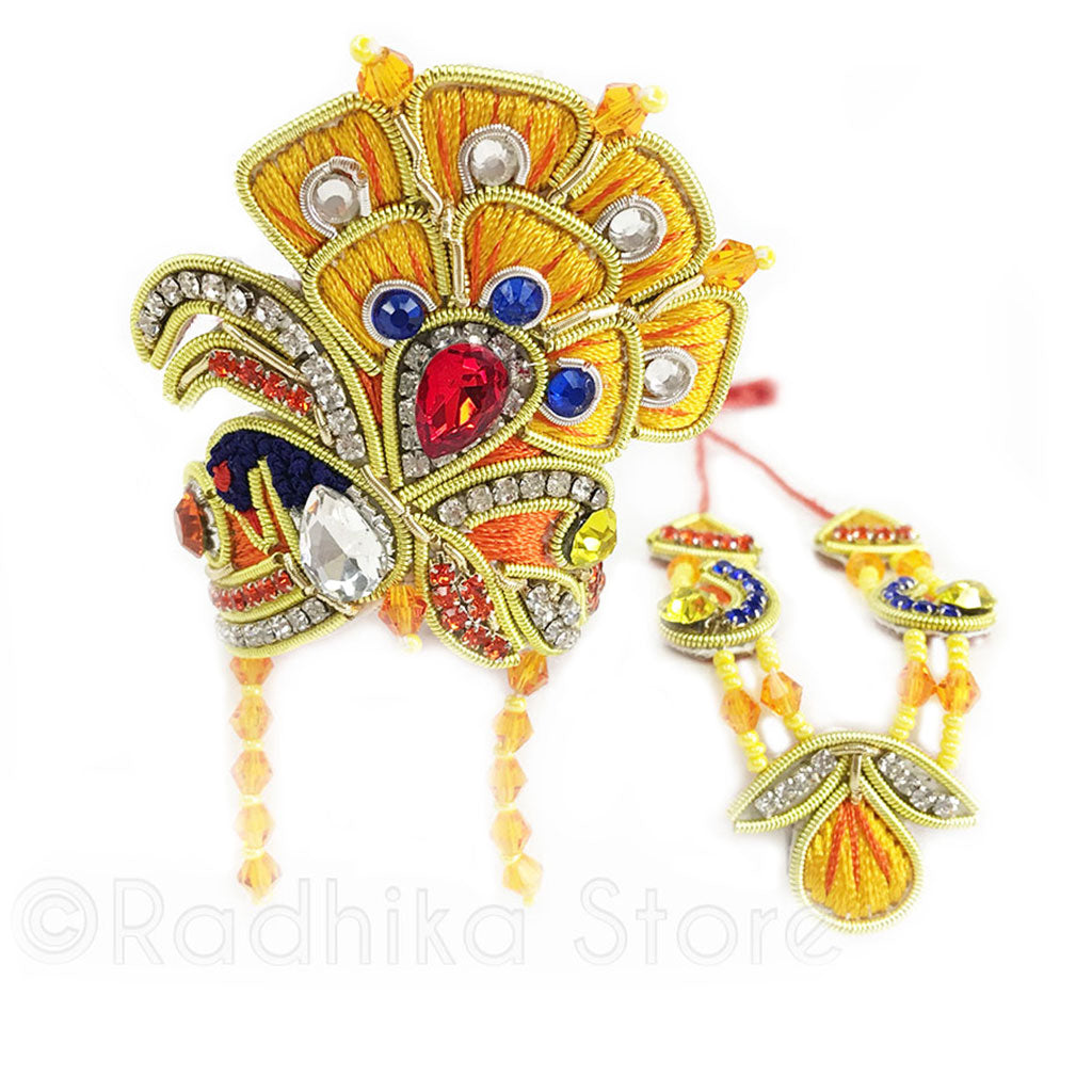 Autumn Peacock - Crown Set