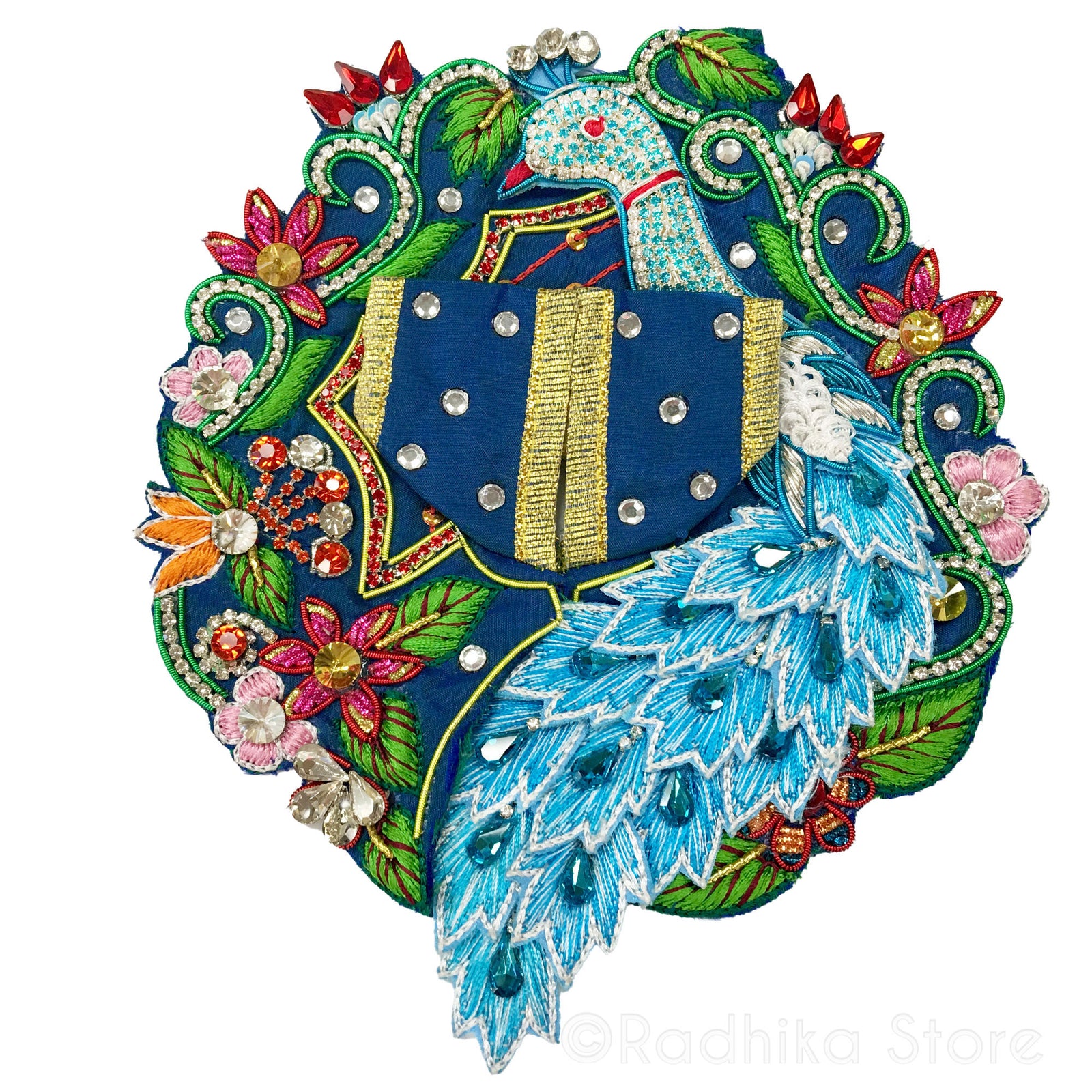 Baby Peacock- Laddu Gopal Outfit   3"  and 4" Inch Sizes