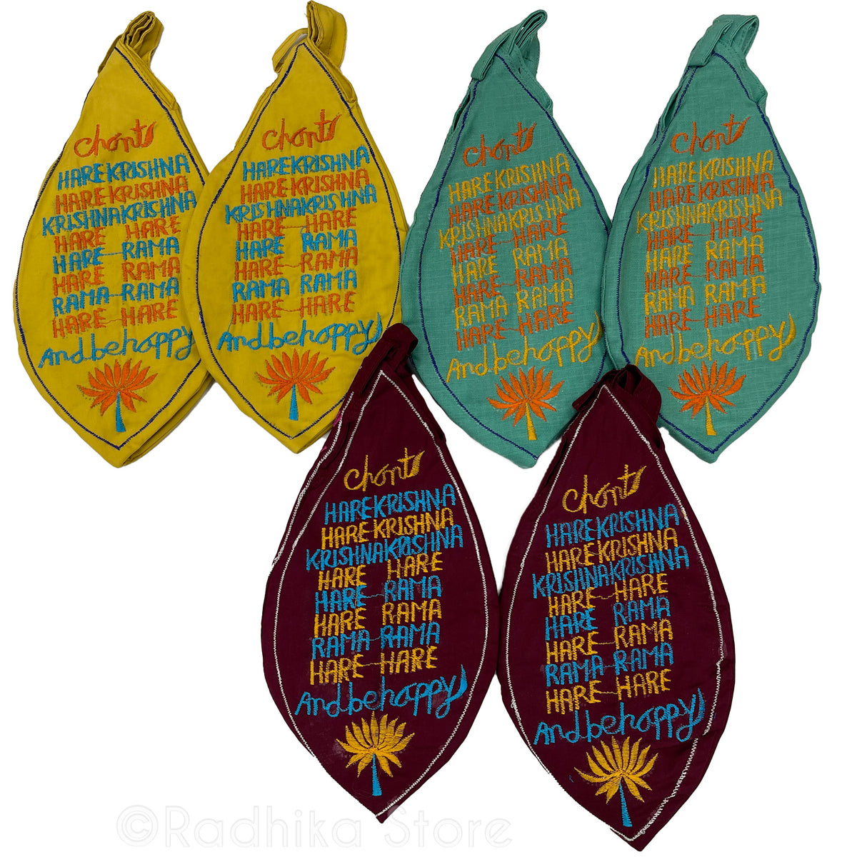 Vrindavan Dham BakaBhari Lal- Embroidery Bead Bags