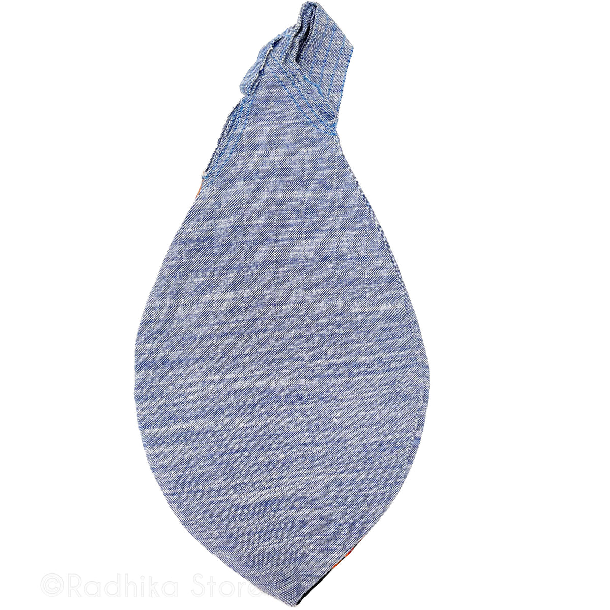 My Shamasundar - Hand Painted - Bead Bag- Choose Green-Blue Or Tulsi Flower