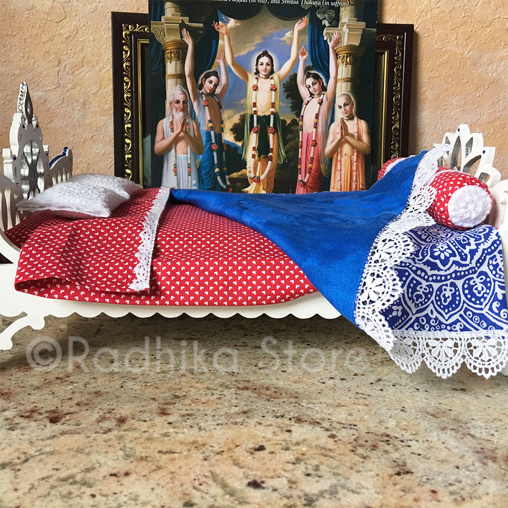 Jagannath Puri - White Lotus Chakra Bed - 13&quot; Inch