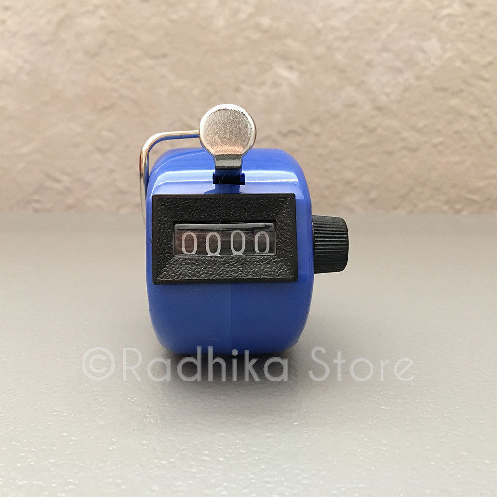 Japa Clicker (Hand Tally) for Chanting Hare Krishna Mahamantra - Choose Color