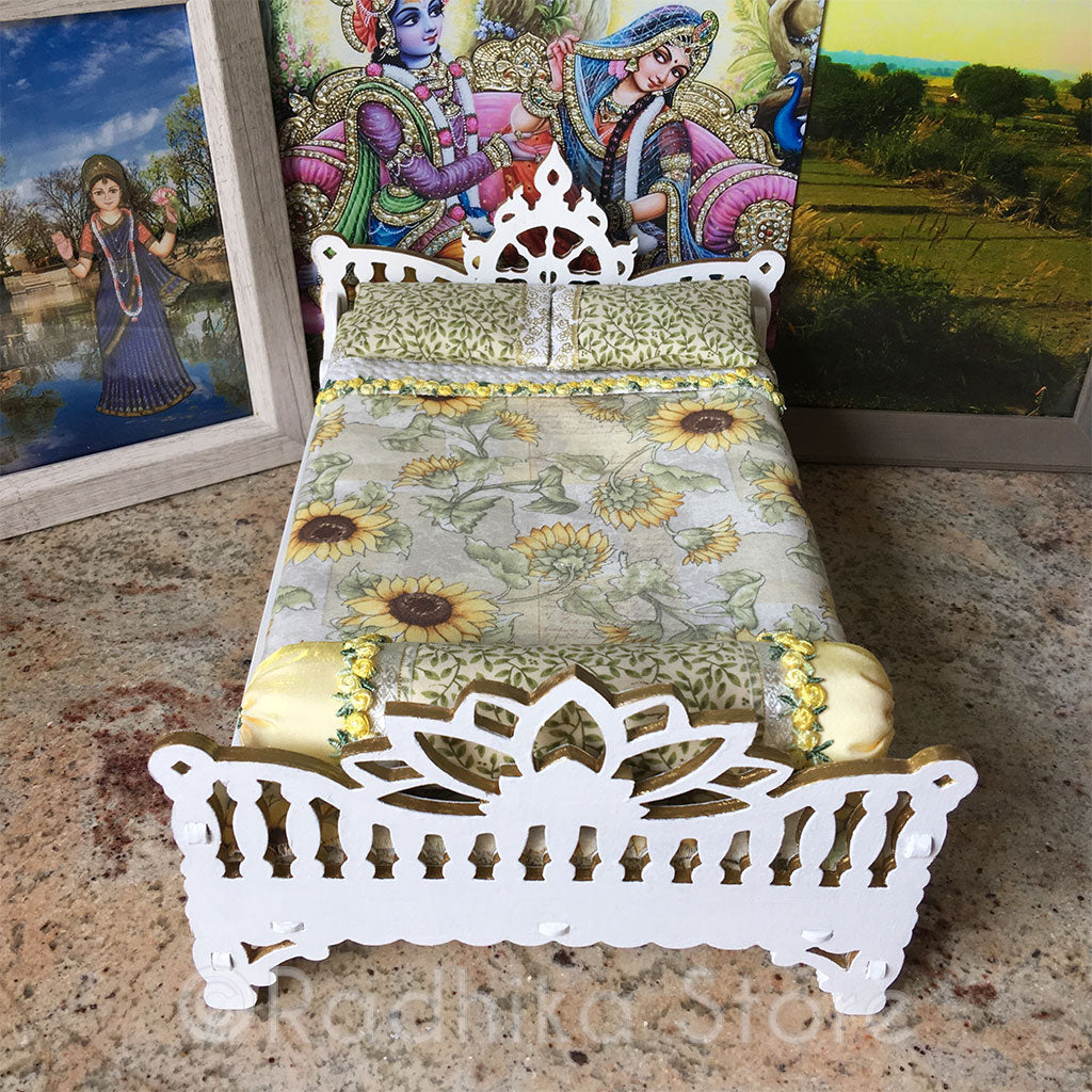 Chakra Lotus Sunflower Bed - 13&quot; Inch