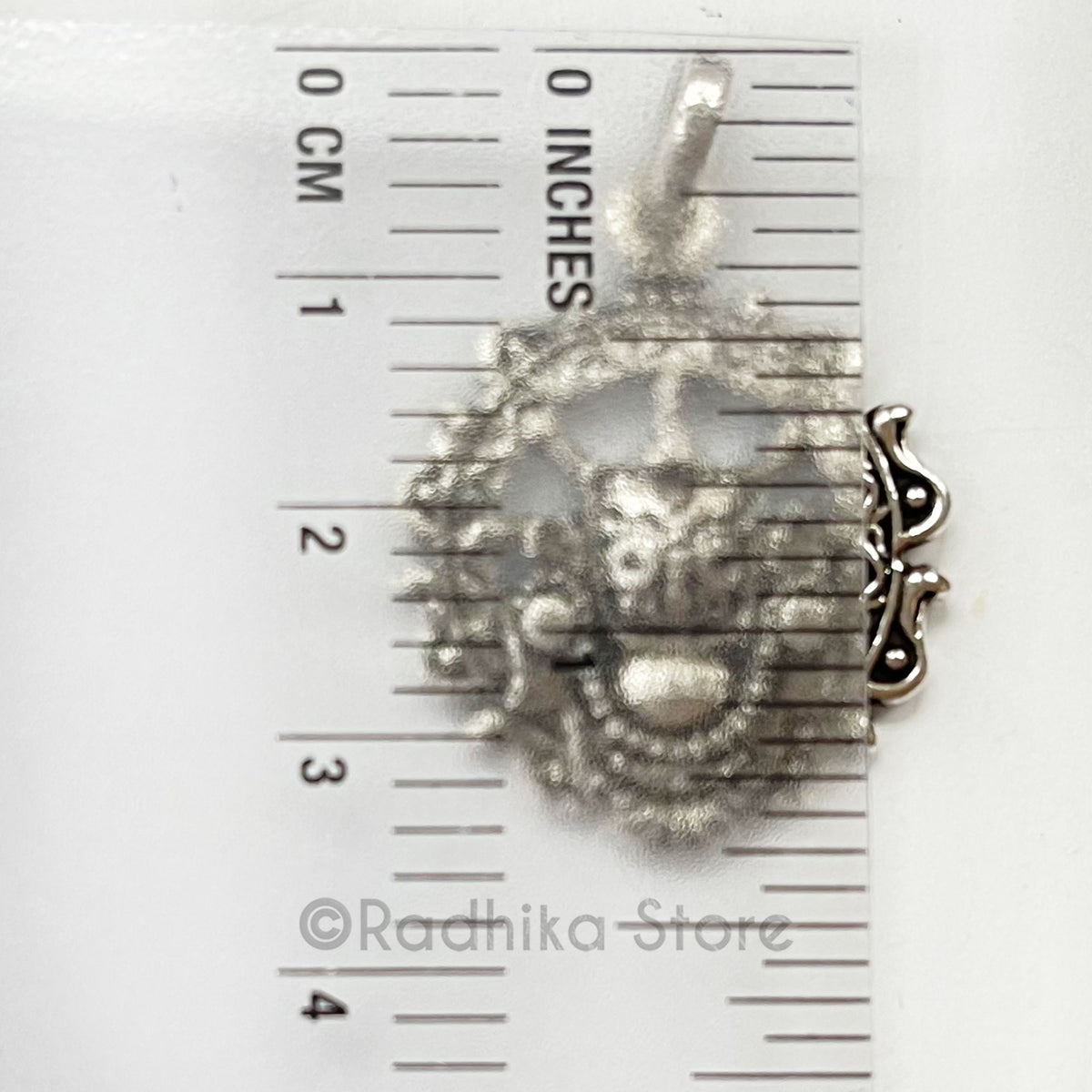 Lord Jagannath Chakra - Silver Pendant