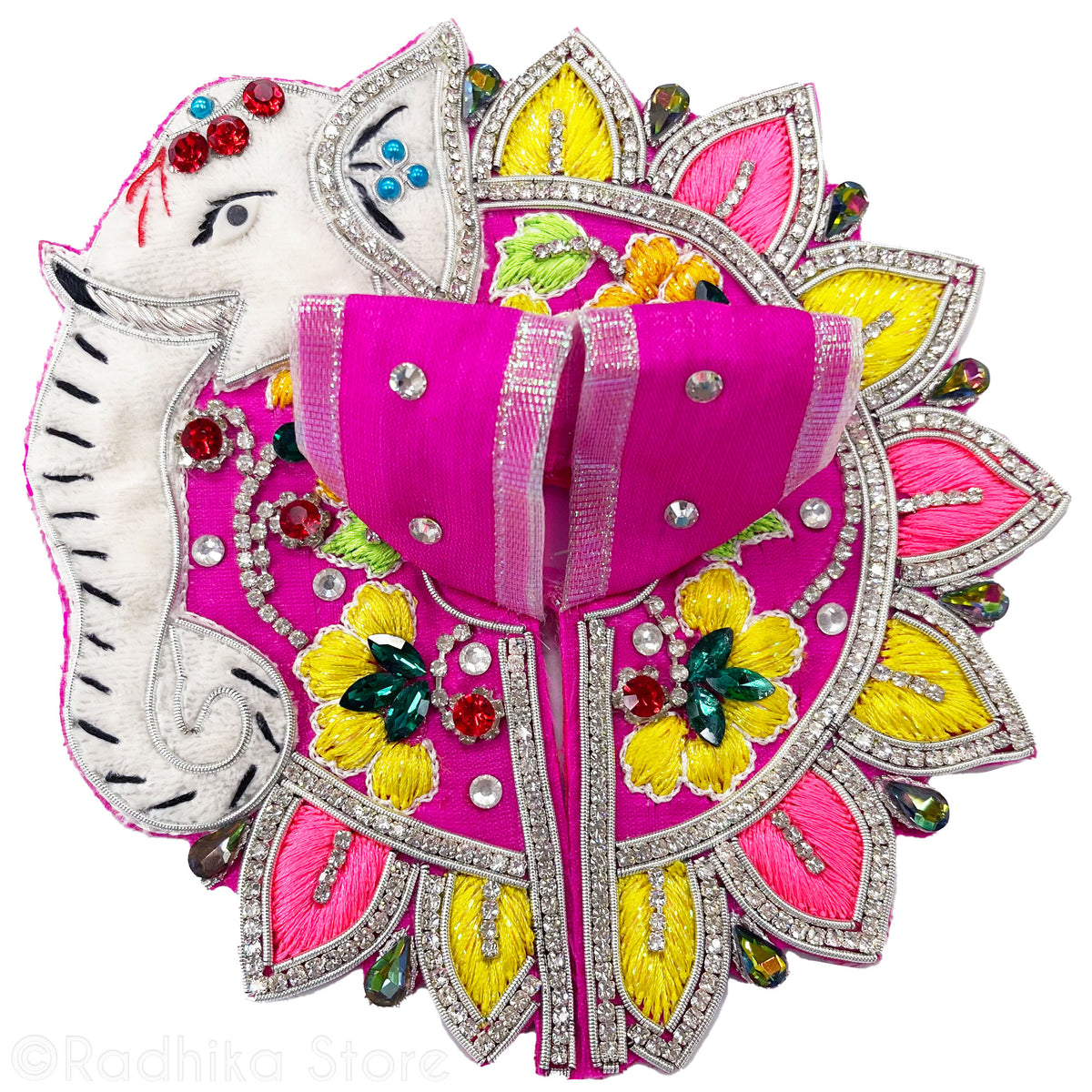 Gopals Dancing White Elephant - Laddu Gopal Outfit