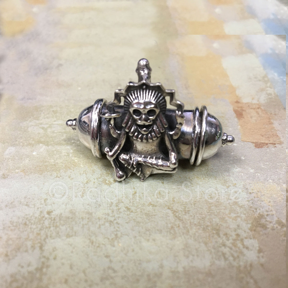 Lord Narasimhadeva - Effulgent Chakra - Silver Kavacha