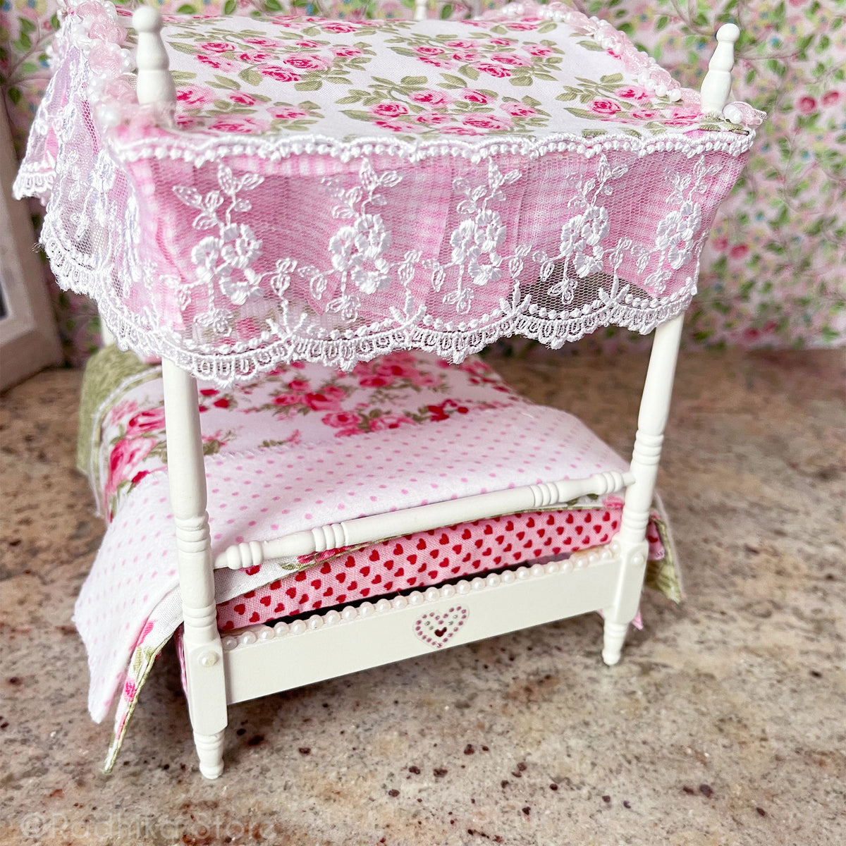 Madhuram Rose - Canopy Bed