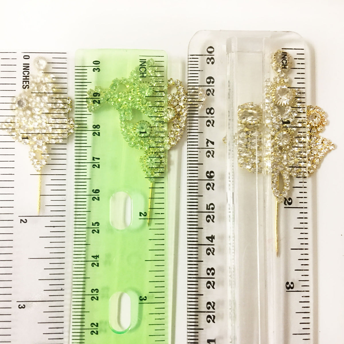 Fountain Design- Rhinestone Deity Turban Pins - Choose from Three